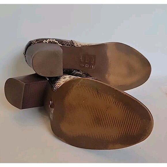 Madewell The Regan Boot in Snake Embossed Leather Size 6 Gently Worn Brazil - Picture 6 of 6